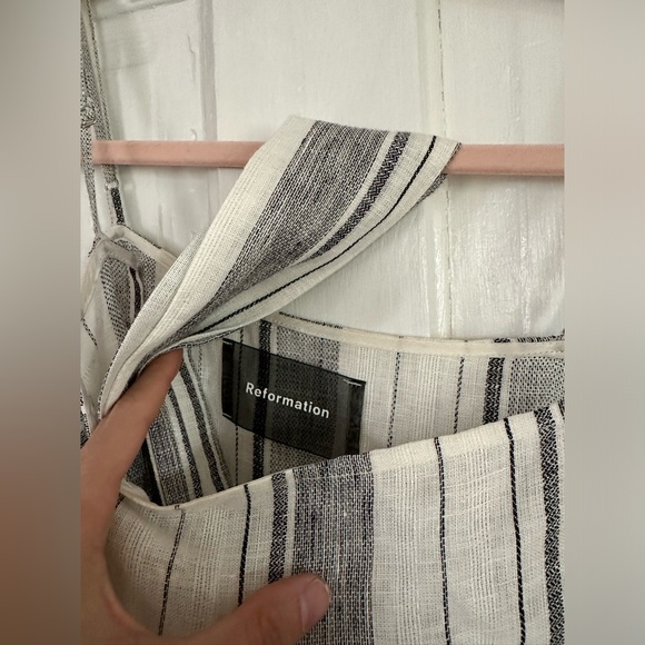 Reformation Pineapple Striped Dress XS - Picture 3 of 6